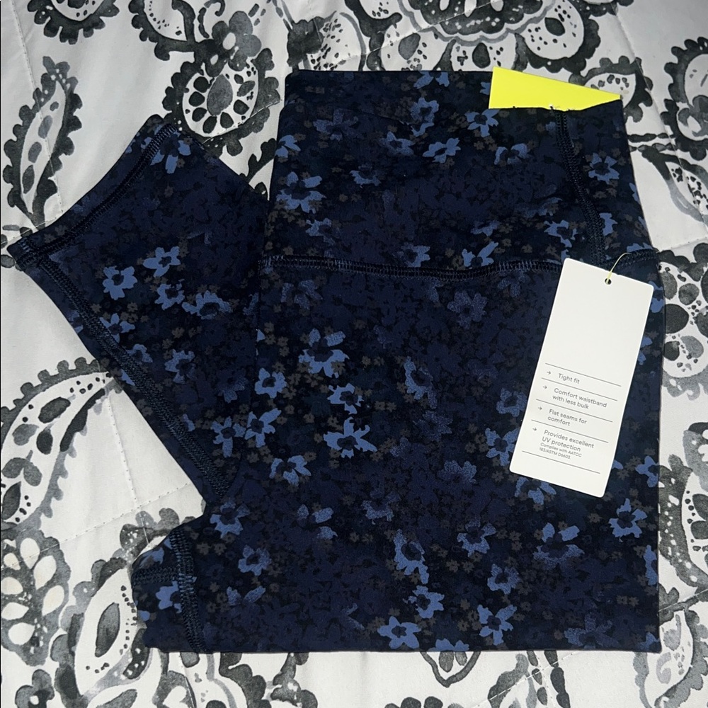All in Motion Kids Leggings - Blue Floral